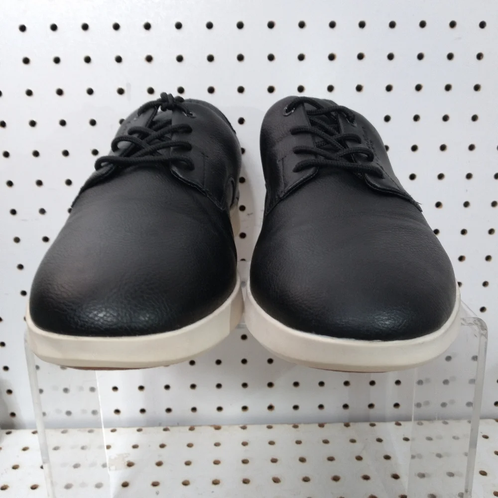 Calvin Klein Men's Black Shoes Sneakers Comfort Footbed Lace-up Zs 9.5 US